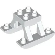 Duplo Airplane Pontoons Small Raised, 4 x 4
