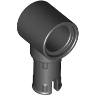 Technic Pin Connector Hub with 1 Pin with Friction Ridges Lengthwise