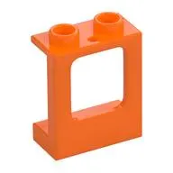 Window 1 x 2 x 2 Plane, Hollow Studs, Single Hole Top and Bottom for Glass