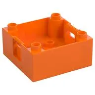 Duplo Container Box 4 x 4 with Studs on Corners