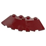 Brick Round Corner 6 x 6 with 33° Slope and Facet Cutout
