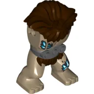 Body Giant, Mungus with 3 Studs and Reddish Brown Mane Print