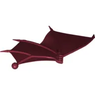 Creature Body Part, Dragon Wing 26 x 16 Folding Left with Spikes and Ball Joint Connector