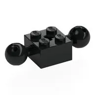 Technic Brick Special 2 x 2 with 10.2mm Balls with Holes and Axle Hole