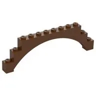 Brick Arch 1 x 12 x 3 Raised Arch with 5 Cross Supports