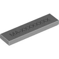 Tile 1 x 4 with Laser Engraved Code LEGO Movie Print