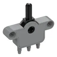 Pneumatic Switch with Pin Holes, Axle Hole and Stepped Outlets