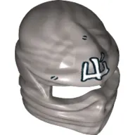 Wrap with Forehead Ridge and White Asian Character Print (Zane)