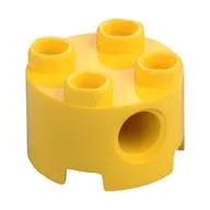 Brick Round 2 x 2, Pin Holes