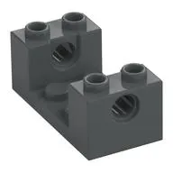 Brick Special 2 x 4 x 1 1/3 with Pin Holes and 2 x 2 Recessed