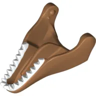 Animal Body Part, Dinosaur, Tyrannosaurus Rex Lower Jaw with White Teeth Print