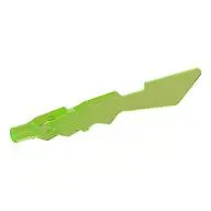 Weapon Sword with Jagged Edges and Marbled White Pattern
