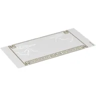 Shadow Theater Screen with Mountains and Clouds, and Ornate Gold Frame, 96 x 48mm