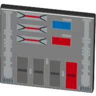 Road Sign Clip-on 2 x 2 Square with Lights Print