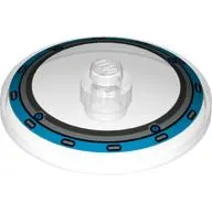 Dish 4 x 4 Inverted [Radar] with Dark Azure Circle and Gyrosphere Markings