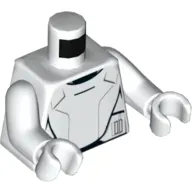 Torso Armor Panels Print (Flametrooper), White Arms and Hands