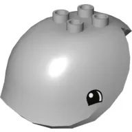 Duplo Animal Whale Head with Crescent Eyes Print