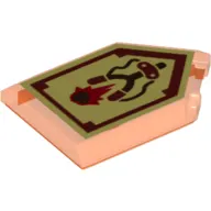 Tile Special 2 x 3 Pentagonal with Nexo Power Shield Print - Rock Throw