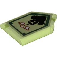 Tile Special 2 x 3 Pentagonal with Nexo Power Shield Print - Stone Stun