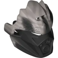 Large Figure Mask of Earth (Unity) with Marbled Flat Silver Pattern