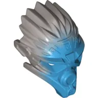 Large Figure Mask of Water (Unity) with Marbled Flat Silver Print