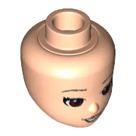 Minidoll Head with Reddish Brown Eyes Print (Elves Sky Captain)