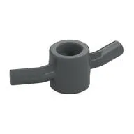 Equipment Spiral Pole Attachment - 2 Bent Handles and 3 Internal Splines
