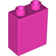 Duplo Brick 1 x 2 x 2 with Bottom Tube and 'Holiday Extravaganza Legoland Malaysia Resort' Print