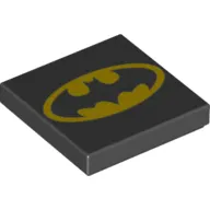 Tile 2 x 2 with Batman Logo Print