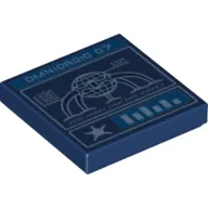 Tile 2 x 2 with 'OMNIDROID 07' Screen and Controls print