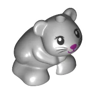 Animal, Hamster, Black Eyes, Whiskers, Magenta Nose