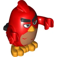 Animal, Bird, Red, One Eyebrow Raised Print
