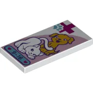 Tile 2 x 4 with Friends Animal Hospital Print