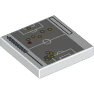 Tile 2 x 2 with Soccer Strategy Chart Print