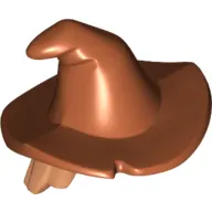 Hair and Hat, Floppy Witch Hat with Nougat Hair Print