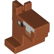 Animal Body Part, Horse Head 1 x 2 with Brown Nose Print
