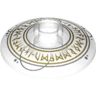 Dish 2 x 2 Inverted [Radar] with Elaborate Runes Print