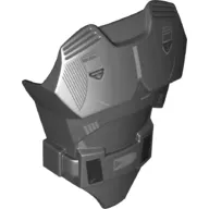Large Figure Torso Cover with Raised Belt and Death Trooper Print