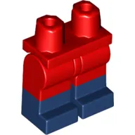 Hips with Red Legs and Dark Blue Boots Pattern