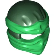 Wrap with Short Back Knot, Green Pattern