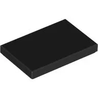 Tile 2 x 3 with White '7' print