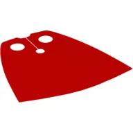 Neckwear Cape, Standard [Spongy Stretchable Fabric] with Dark Red Side