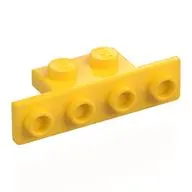 Bracket 1 x 2 - 1 x 4 [Rounded Corners at Bottom, Square Corners at Top]
