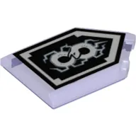 Tile Special 2 x 3 Pentagonal with Nexo Power Shield Print - Horrible Hunger
