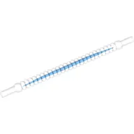 Flexible Ribbed Hose 8mm Ends 10L and Blue Center Pattern