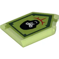 Tile Special 2 x 3 Pentagonal with Nexo Power Shield Print - Gorilla Roar