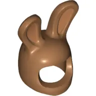 Costume / Mask, Rabbit / Bunny Ears with Dark Tan Auricles Print