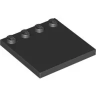 Plate Special 4 x 4 with Studs on One Edge and 'Emerald Night 2009' Print