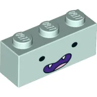 Brick 1 x 3 with Wide Smiling Face (Marceline) Print