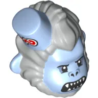 Minifig Head Special, Monkey with Hat and Teeth Grin Print